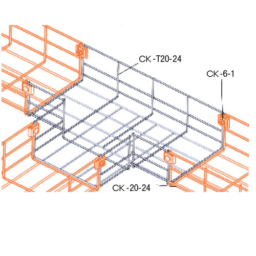 Wiremesh-Cable-Trays-Horizontal-Tee-H75-Technical