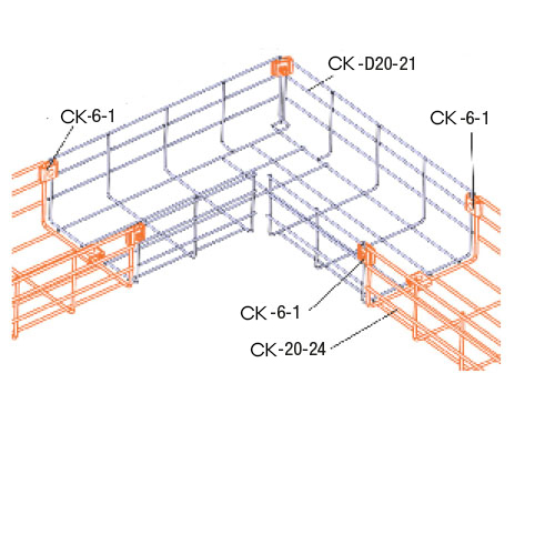 Wiremesh-Cable-Trays-Horizontal-Bends-90˚-H75-Technical